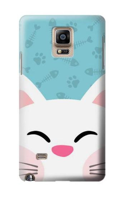 S3542 Cute Cat Cartoon Case For Samsung Galaxy Note 4