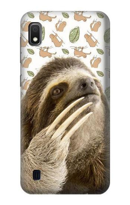 S3559 Sloth Pattern Case For Samsung Galaxy A10