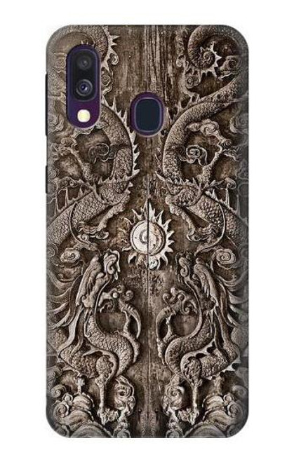 S3395 Dragon Door Case For Samsung Galaxy A40