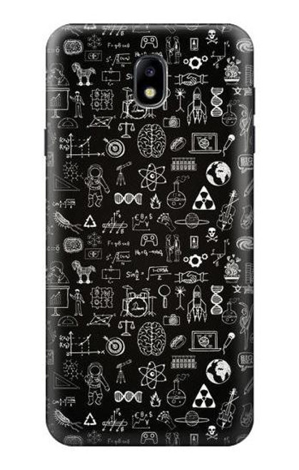 S3426 Blackboard Science Case For Samsung Galaxy J7 (2018), J7 Aero, J7 Top, J7 Aura, J7 Crown, J7 Refine, J7 Eon, J7 V 2nd Gen, J7 Star