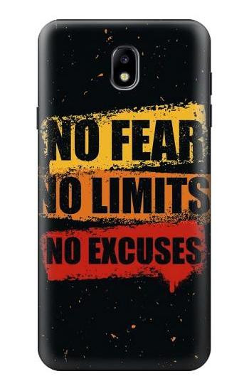 S3492 No Fear Limits Excuses Case For Samsung Galaxy J7 (2018), J7 Aero, J7 Top, J7 Aura, J7 Crown, J7 Refine, J7 Eon, J7 V 2nd Gen, J7 Star
