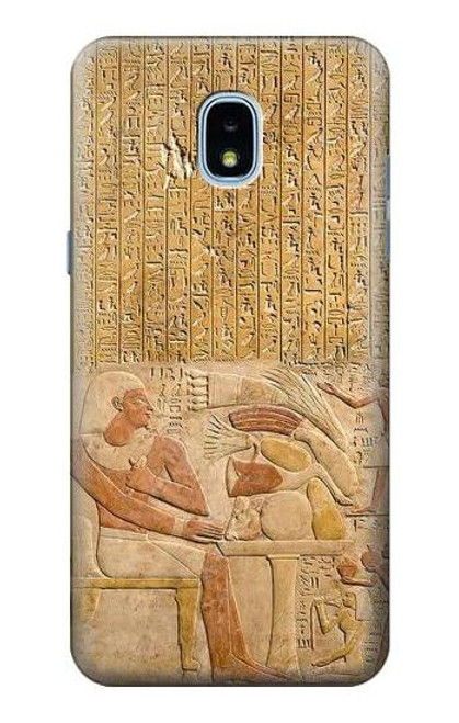 S3398 Egypt Stela Mentuhotep Case For Samsung Galaxy J3 (2018), J3 Star, J3 V 3rd Gen, J3 Orbit, J3 Achieve, Express Prime 3, Amp Prime 3