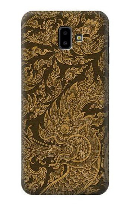 S3382 Thai Art Naga Case For Samsung Galaxy J6+ (2018), J6 Plus (2018)