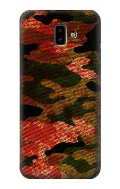 S3393 Camouflage Blood Splatter Case For Samsung Galaxy J6+ (2018), J6 Plus (2018)