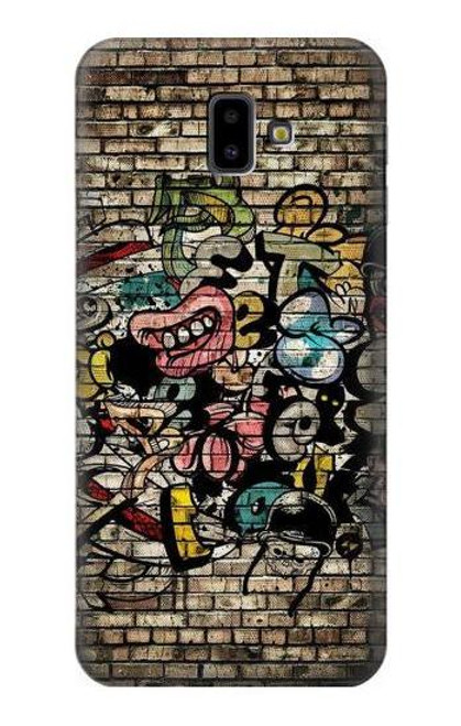 S3394 Graffiti Wall Case For Samsung Galaxy J6+ (2018), J6 Plus (2018)