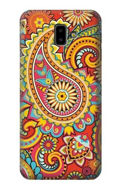 S3402 Floral Paisley Pattern Seamless Case For Samsung Galaxy J6+ (2018), J6 Plus (2018)