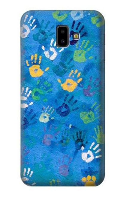 S3403 Hand Print Case For Samsung Galaxy J6+ (2018), J6 Plus (2018)