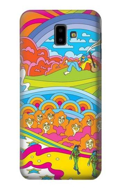 S3407 Hippie Art Case For Samsung Galaxy J6+ (2018), J6 Plus (2018)