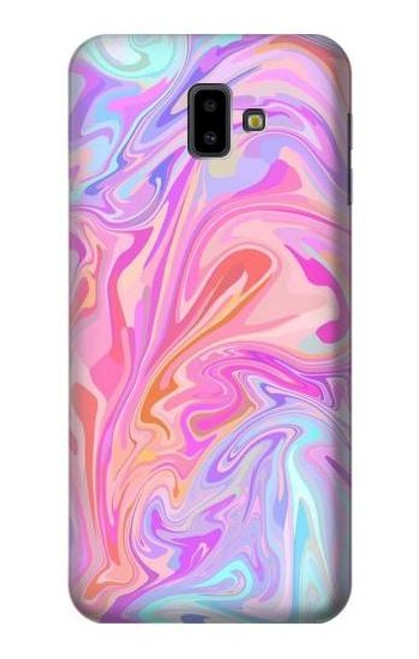 S3444 Digital Art Colorful Liquid Case For Samsung Galaxy J6+ (2018), J6 Plus (2018)