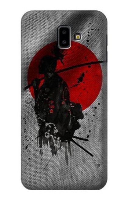 S3517 Japan Flag Samurai Case For Samsung Galaxy J6+ (2018), J6 Plus (2018)