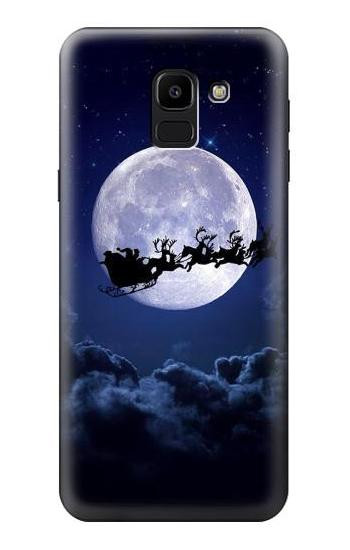 S3508 Xmas Santa Moon Case For Samsung Galaxy J6 (2018)