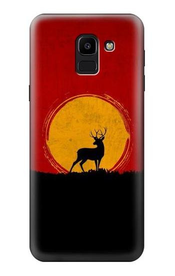 S3513 Deer Sunset Case For Samsung Galaxy J6 (2018)