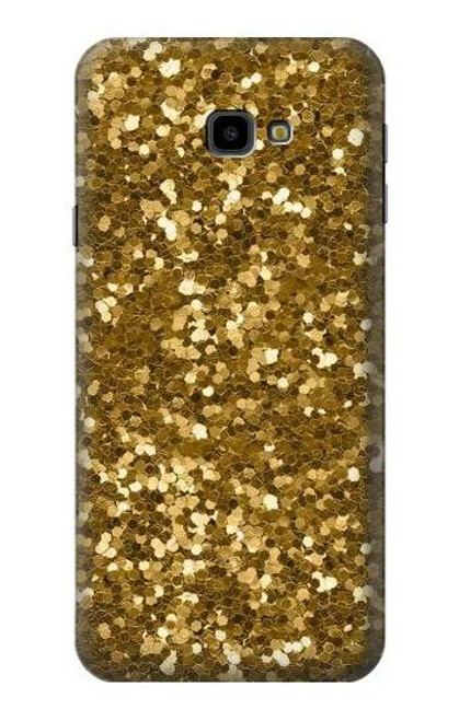 S3388 Gold Glitter Graphic Print Case For Samsung Galaxy J4+ (2018), J4 Plus (2018)