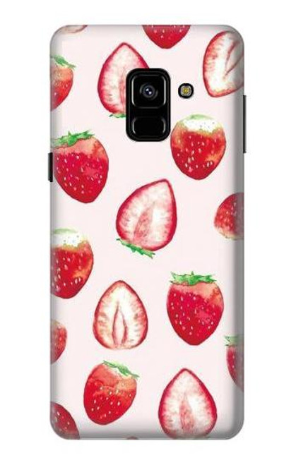 S3481 Strawberry Case For Samsung Galaxy A8 (2018)