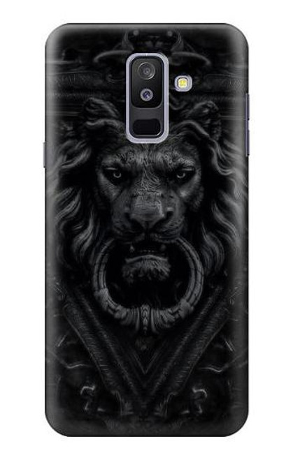 S3619 Dark Gothic Lion Case For Samsung Galaxy A6+ (2018), J8 Plus 2018, A6 Plus 2018