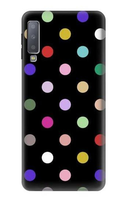 S3532 Colorful Polka Dot Case For Samsung Galaxy A7 (2018)