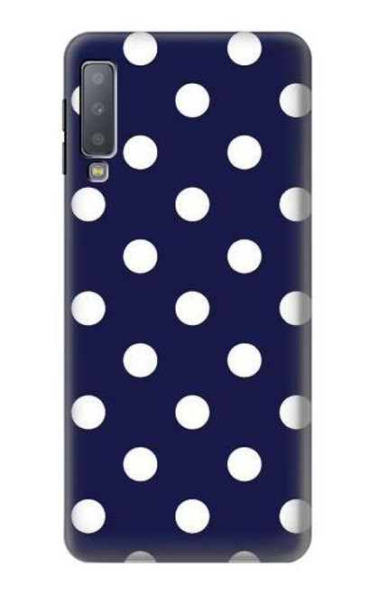 S3533 Blue Polka Dot Case For Samsung Galaxy A7 (2018)