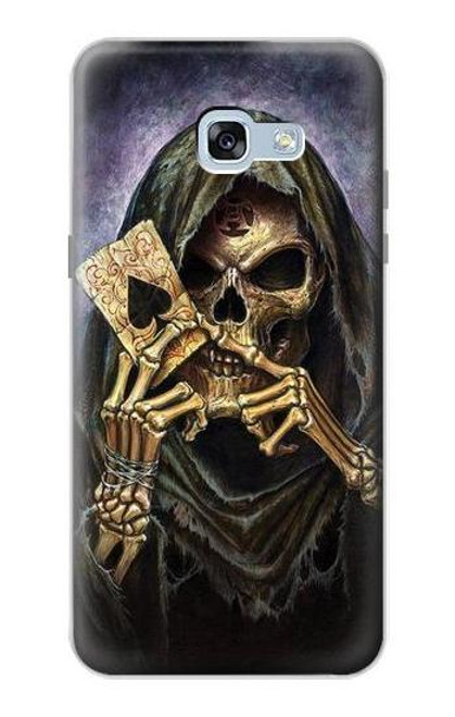 S3594 Grim Reaper Wins Poker Case For Samsung Galaxy A5 (2017)