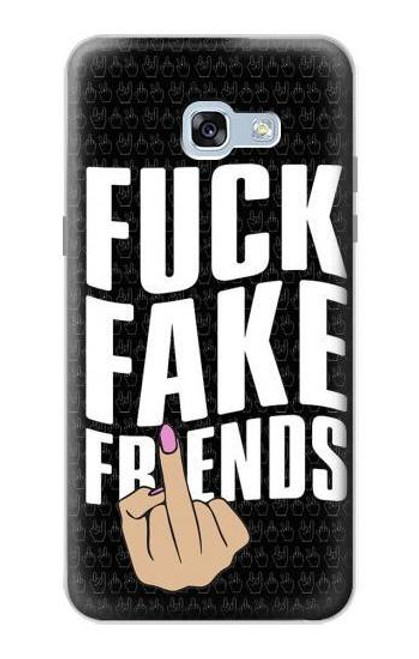 S3598 Middle Finger Fuck Fake Friend Case For Samsung Galaxy A5 (2017)