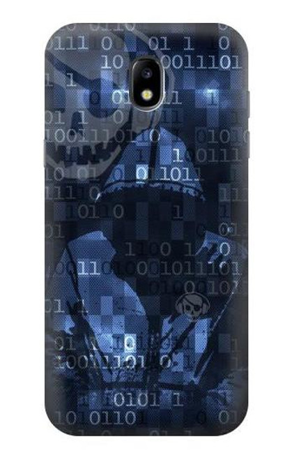 S3431 Digital Code Cyber Hacker Case For Samsung Galaxy J5 (2017) EU Version