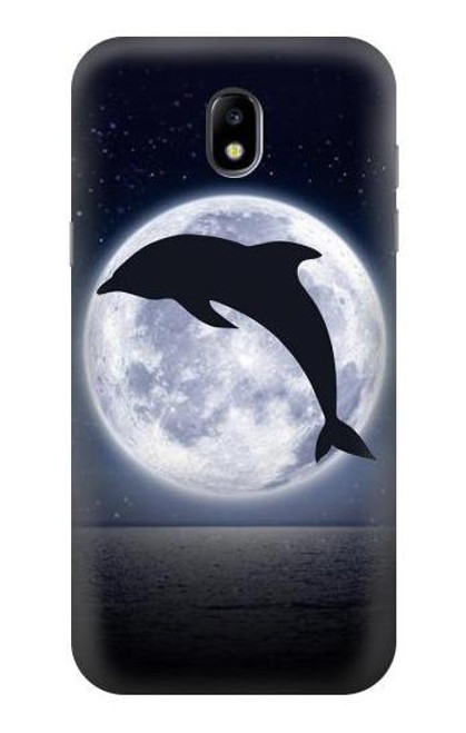 S3510 Dolphin Moon Night Case For Samsung Galaxy J5 (2017) EU Version