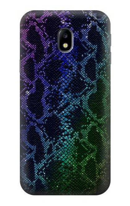 S3366 Rainbow Python Skin Graphic Print Case For Samsung Galaxy J3 (2017) EU Version