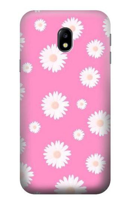 S3500 Pink Floral Pattern Case For Samsung Galaxy J3 (2017) EU Version