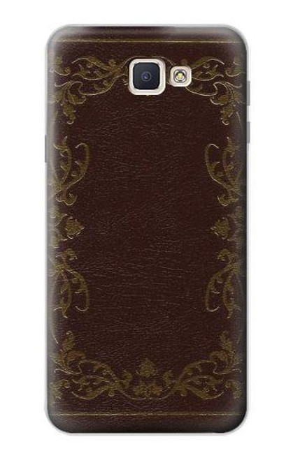 S3553 Vintage Book Cover Case For Samsung Galaxy J7 Prime (SM-G610F)