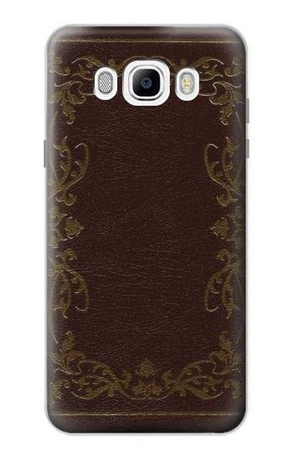 S3553 Vintage Book Cover Case For Samsung Galaxy J7 (2016)