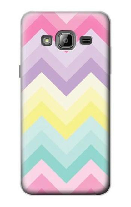 S3514 Rainbow Zigzag Case For Samsung Galaxy J3 (2016)