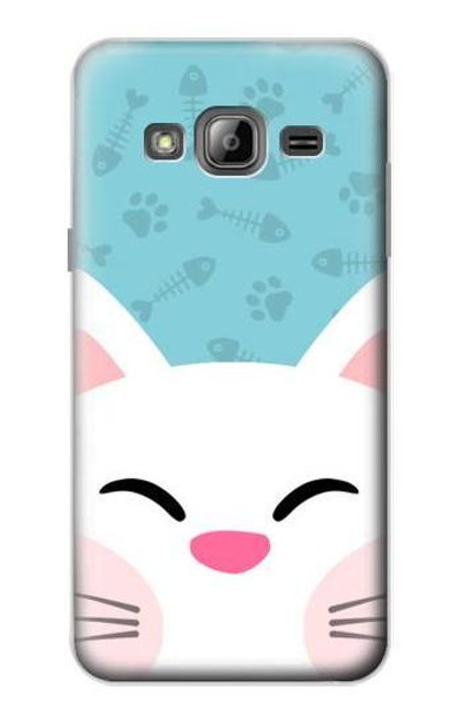 S3542 Cute Cat Cartoon Case For Samsung Galaxy J3 (2016)