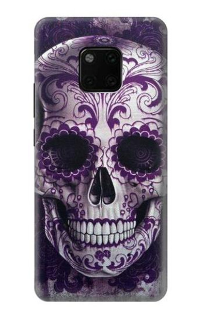 S3582 Purple Sugar Skull Case For Huawei Mate 20 Pro