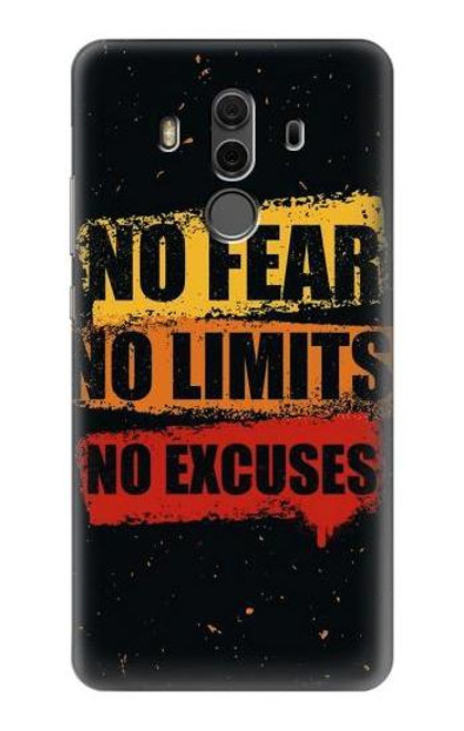 S3492 No Fear Limits Excuses Case For Huawei Mate 10 Pro, Porsche Design