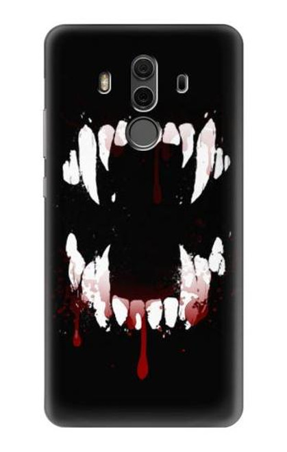 S3527 Vampire Teeth Bloodstain Case For Huawei Mate 10 Pro, Porsche Design