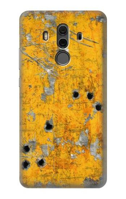 S3528 Bullet Rusting Yellow Metal Case For Huawei Mate 10 Pro, Porsche Design