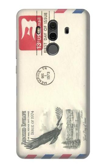 S3551 Vintage Airmail Envelope Art Case For Huawei Mate 10 Pro, Porsche Design