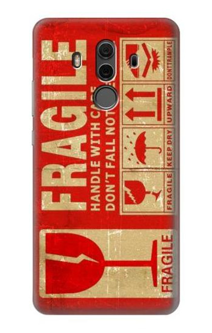 S3552 Vintage Fragile Label Art Case For Huawei Mate 10 Pro, Porsche Design