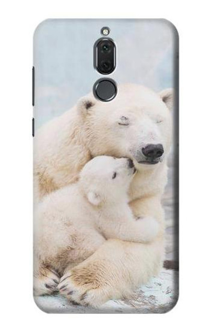 S3373 Polar Bear Hug Family Case For Huawei Mate 10 Lite