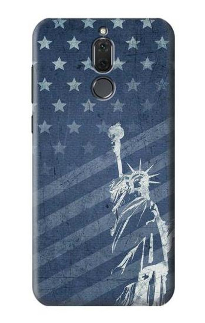 S3450 US Flag Liberty Statue Case For Huawei Mate 10 Lite