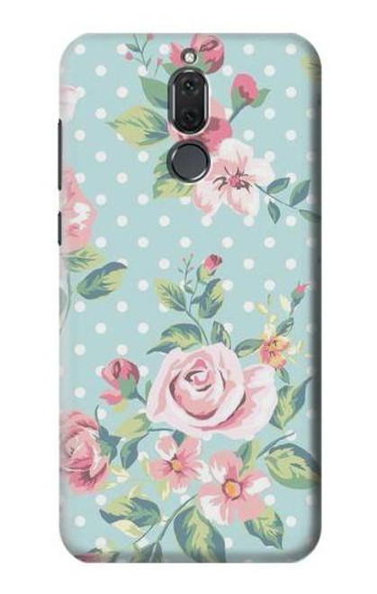 S3494 Vintage Rose Polka Dot Case For Huawei Mate 10 Lite