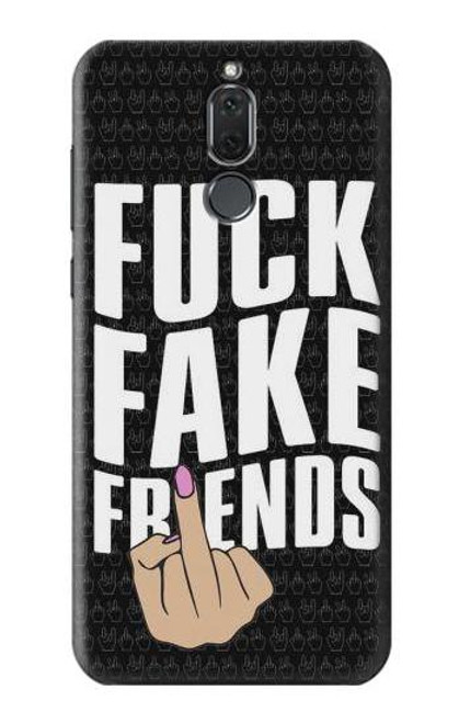 S3598 Middle Finger Fuck Fake Friend Case For Huawei Mate 10 Lite