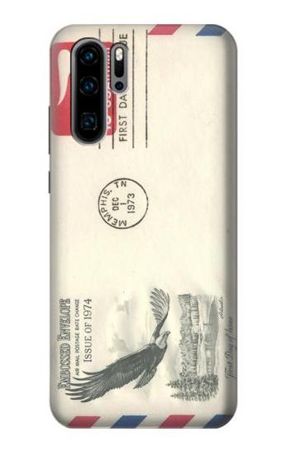 S3551 Vintage Airmail Envelope Art Case For Huawei P30 Pro