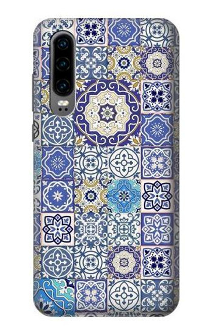 S3537 Moroccan Mosaic Pattern Case For Huawei P30