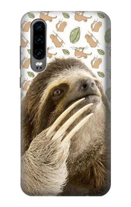 S3559 Sloth Pattern Case For Huawei P30