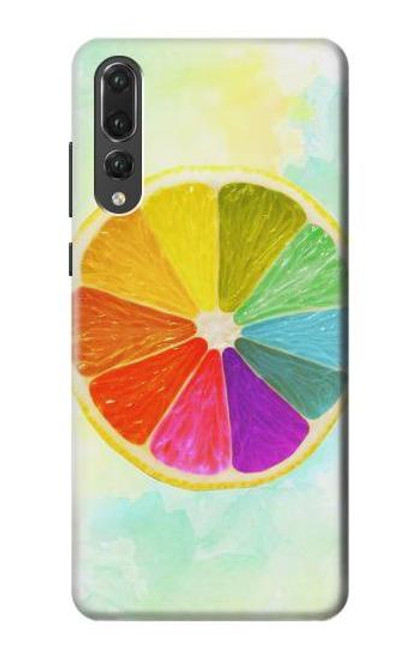 S3493 Colorful Lemon Case For Huawei P20 Pro