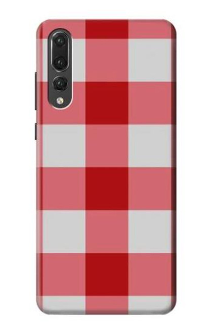 S3535 Red Gingham Case For Huawei P20 Pro