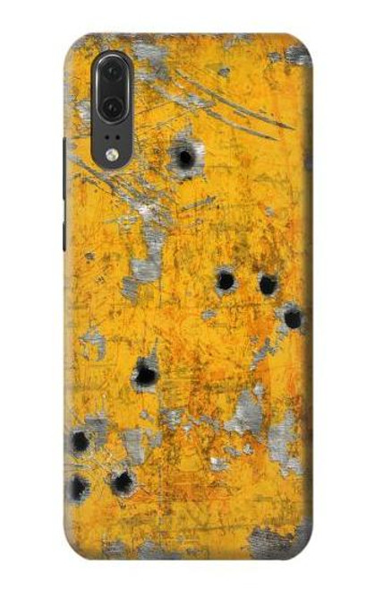 S3528 Bullet Rusting Yellow Metal Case For Huawei P20