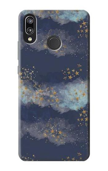 S3364 Gold Star Sky Case For Huawei P20 Lite