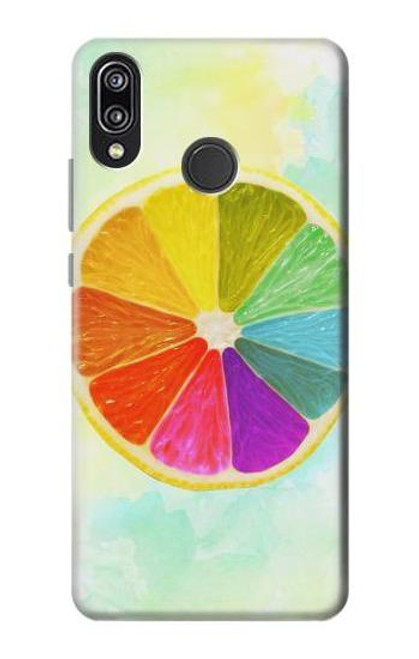 S3493 Colorful Lemon Case For Huawei P20 Lite
