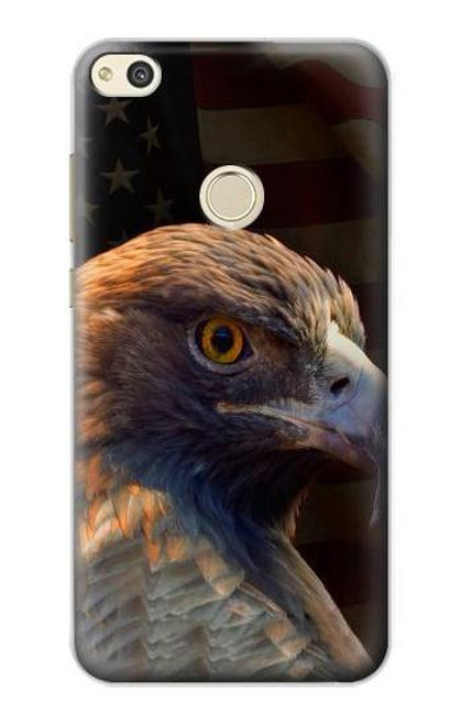 S3376 Eagle American Flag Case For Huawei P8 Lite (2017)